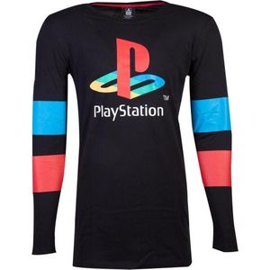 PlayStation Longsleeve shirt -M- Logo & Arms Zwart