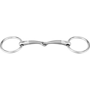 Satinox Eggbutt bradoon single jointed - Stainless steel