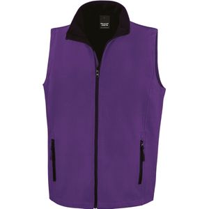 Bodywarmer Heren M Result Mouwloos Purple / Black 100% Polyester