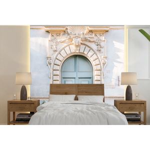Deur - Architectuur - Blauw - Huis - Behangpapier