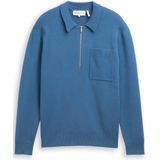 Tom Tailor Denim Relaxed fit gebreide trui met polokraag