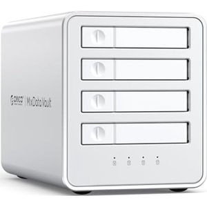 Aluminium RAID Hard Drive Enclosure 4-Bay 2.5 SATA SSD/HDD Docking Station met Ventilator