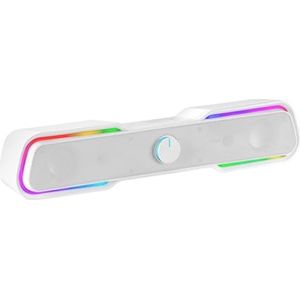 Lexium Mini Soundbar - 10W Bluetooth - RGB - Gaming - Zwart
