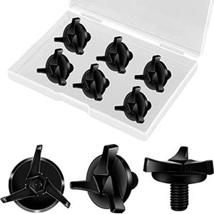 6 stuks Motorhelm Schroeven, Motorhelm Vizier Schroeven Helm Vizier Schroeven Motorhelm Accessoires (Zwart)