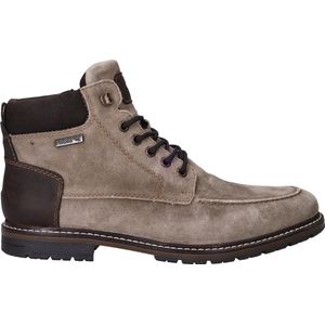 Rieker - Veterlaarzen - Mokka - Donkerbruin - Leer - Suède
