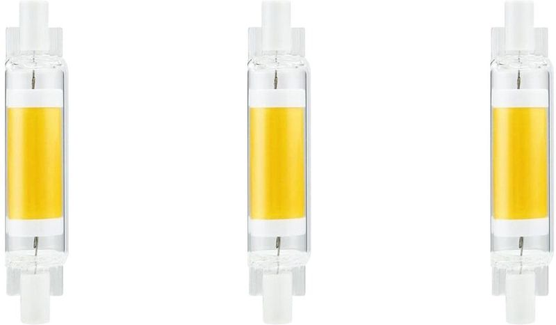 SPL - R7s - LED Lamp - Neutraal Wit - Dimbaar - 4W - 3 Stuks