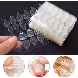 Dubbelzijdige Nagel Plakkers | 2 Vellen (48 stuks) | Plaknagels | Press on Nails | Nepnagels