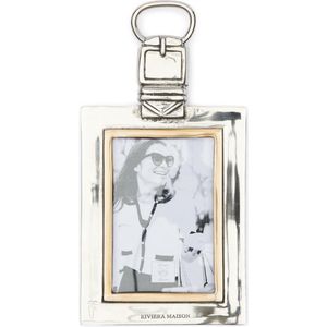 Riviera Maison RM Buckle Photo Frame 10x15 - Aluminium, Glas - Silver - 32.0x2.5x32.0 cm