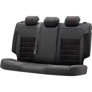 Walser Auto stoelbekleding Bari geschikt voor Seat Leon (1P1) 05/2005-12/2013 - 1 bekleding achterbank voor standard zetels