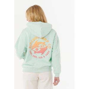Rip Curl Surf Puff Heritage Hood P/P - Light Aqua