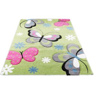 Vloerkleed Diamond-Kids 772-40 Green 80x150 cm