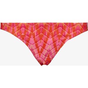 Osaga dames bikinibroekje roze print - Maat L