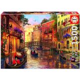 Educa Puzzle.  Sunset in Venice 1500 Teile