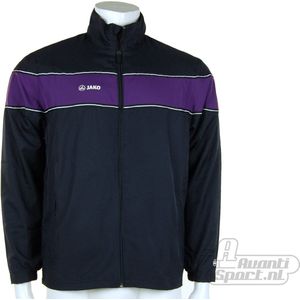 Jako Woven Jacket Player - Sportshirt -  Heren - Maat XXL - Dark Navy;Purple