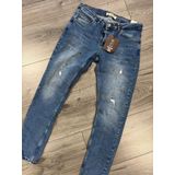 Tailor Stash - Heren Jeans - Antraciet - Lengte 32
