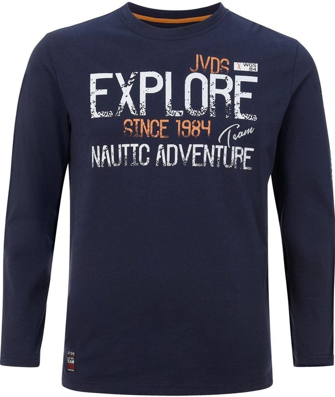 Jan Vanderstorm - ELION - Shirt - Donkerblauw - Lange Mouwen