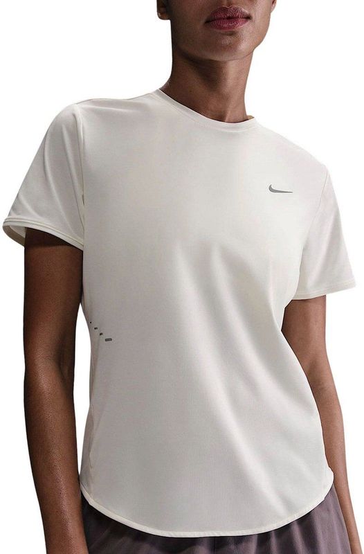 Nike - Swift Dri-FIT - Hardlooptop - Wit - Korte Mouwen