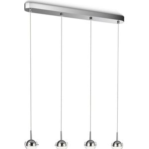 Philips Myliving Cypress - Hanglamp - 4 Lichts - Grijs