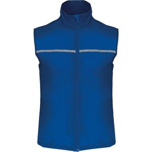 Hardloopgilet visibility vest met meshvoering 'Proact' Royal Blue - S