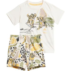 adidas Sportswear Disney Lion King T-shirt Setje - Kinderen - Wit- 80