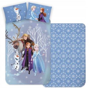 Frozen Kinderbeddengoed 140x200 cm Katoen met Elza & Anna