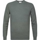 Profuomo - Trui Wol Groen - Heren - Maat XL - Modern-fit