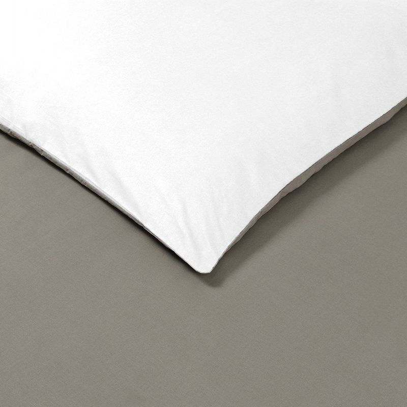 Dekbedovertrek - Effen - Katoen - Grijs