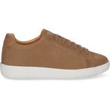 TONI PONS Dalmau Herensneakers met vetersluiting van nubuckleer, Kameel, 46 EU