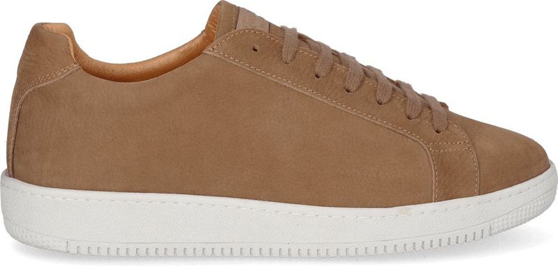 TONI PONS Dalmau Herensneakers met vetersluiting van nubuckleer, Kameel, 46 EU