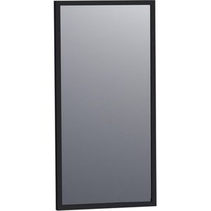 Saniclass Silhouette 40 spiegel 40x80cm rechthoek zwart aluminium