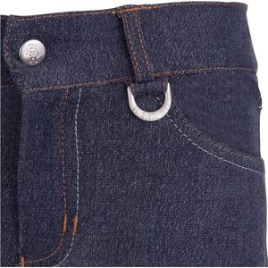 BR Rijbroek Marley kinderen microfiber zitvlak 164 Blue Denim