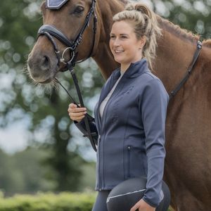 Horka - Equestrian Pro Embossed Vest - Antraciet - Maat XL