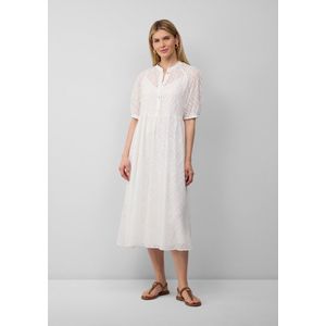 Jurk - Semi-transparante Maxi-jurk - Ingebouwde Slip - Opstaande Kraag - Raglanmouwen
