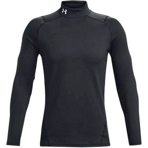 Under Armour - ColdGear - Thermoshirt - Zwart Wit - Dubbellaagse Stof