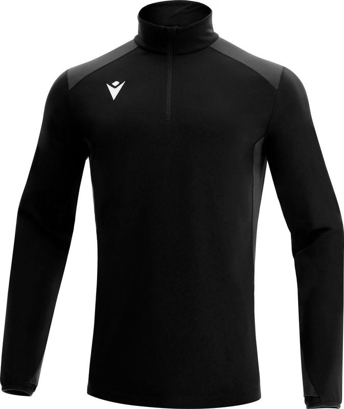 Macron Iolite Ziptop Heren - Zwart / Antraciet | Maat: 3XL