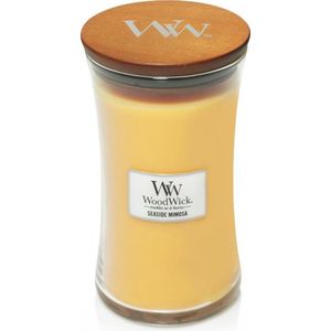 WoodWick Hourglass Large Geurkaars - Seaside Mimosa