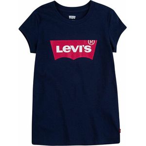 T-Shirt met Korte Mouwen voor kinderen Levi's Batwing Donkerblauw