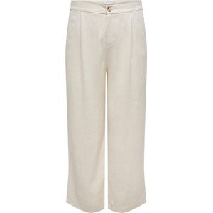 ONLY CARMAKOMA CARAGNES MW LINEN BL MEL PANT TLR Dames Broeken - Maat 42