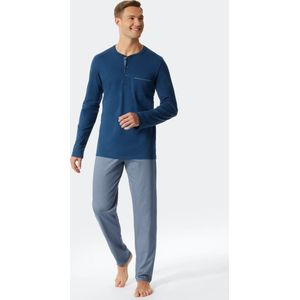 Schiesser – Fine Interlock  – Pyjama – 176686 – Blue - 60