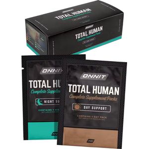 Onnit - Total Human - Complete Supplement Packs - Day Support + Night Support - 60 packets