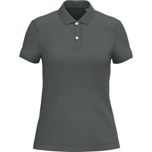 Native Spirit Ecologische damespolo in piquétricot NS208 - Iron Grey - XL