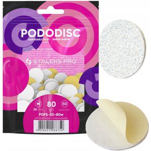 Staleks Pododisc Soft Base Overlays M 80 grit 50 stuks