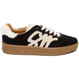 Steve Madden - Emina - Sneakers - Zwart - Suède/Synthetisch