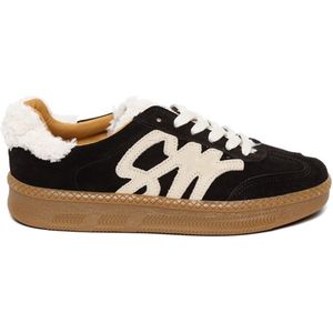Steve Madden - Emina - Sneakers - Zwart - Suède/Synthetisch