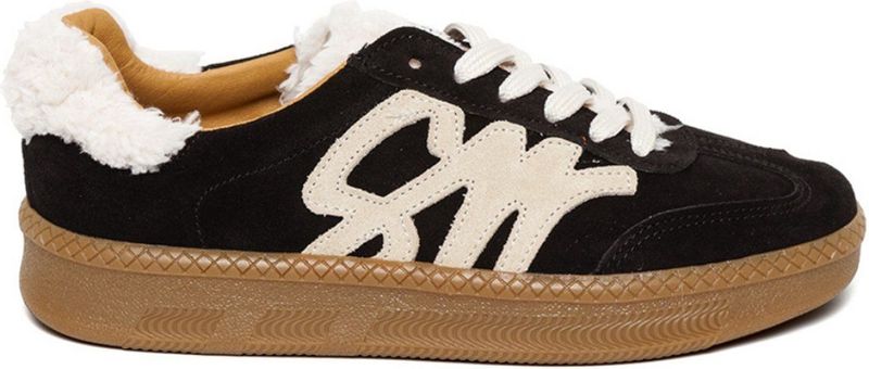 Steve Madden - Emina - Sneakers - Zwart - Suède/Synthetisch