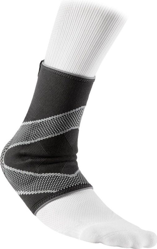 McDavid 5115 - Goedgekeurde Enkelbandage enkelbrace Elastisch met Gelkussens - Zwart - Medium