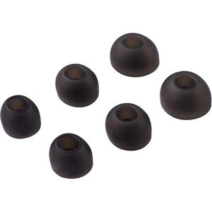 Ibley Oortips voor JBL Tune Buds zwart - Siliconen Earbuds - 3 Maten - 3 Paar