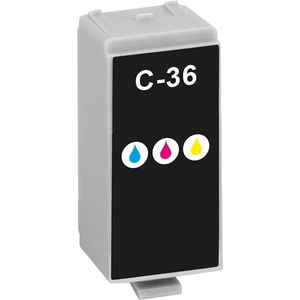 Geschikt voor Canon CLI-36 - Kleur Inktcartridge - IP100 - IP100V - IP100P - TR150
