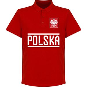 Polen Team Polo - Rood - 3XL