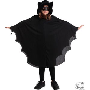 Halloween Vleermuis Cape Kind Maat 120-130